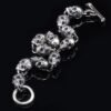 Skull Sterling Silver Bracelet