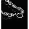 Skull Sterling Silver Bracelet