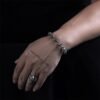 Skull Sterling Silver Bracelet