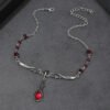 O1CN010h6jex24AMEepZBIs_2684747350-0-cib.jpg Gothic Bat Blood Drop Necklace