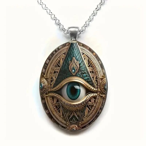 O1CN01182KD626FVlkRmaiQ_2216467957632-0-cib.jpg Silver Mosaic Evil Eye Necklace