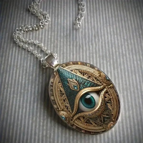 O1CN011DIU0M26FVllXYTOz_2216467957632-0-cib.jpg Silver Mosaic Evil Eye Necklace