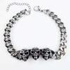 Retro Skull Snap Bracelet