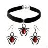 Spider, Bat & Skull Choker