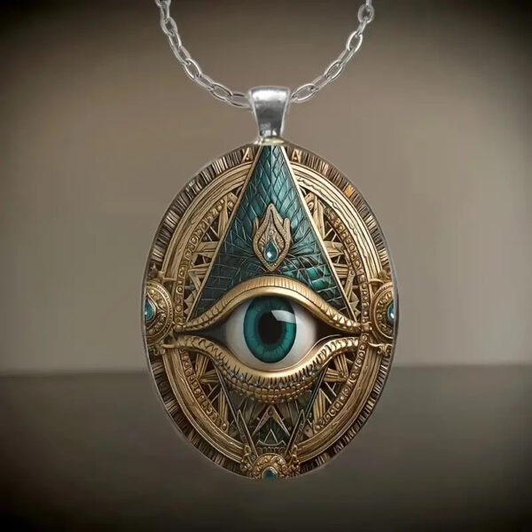 O1CN01BWppQF26FVll97Vww_2216467957632-0-cib.jpg Silver Mosaic Evil Eye Necklace