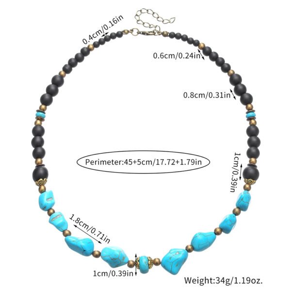 Men’s Handmade Turquoise Necklace