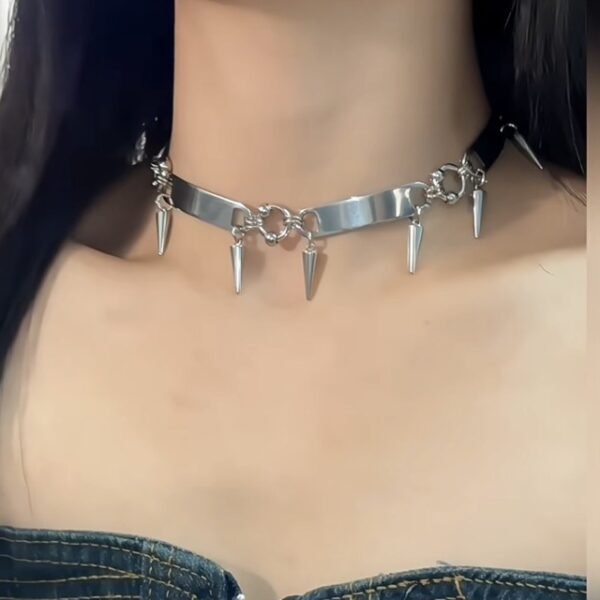 Bolt Pendant Chain Necklace