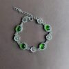 O1CN01HChjnX1bHZbMsFxN8_2220389083440-0-cib.jpg Green Gemstone Sunflower Bracelet