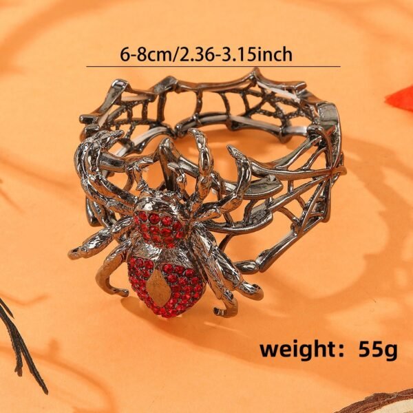 O1CN01M0RmcS24AM9wuLBtR_2684747350-0-cib.jpg Rhinestone Spider Cuff Bracelet