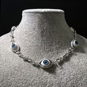 O1CN01R4aW8j26FVt2V3rsW_2216467957632-0-cib.jpg Blue Eyeball Wire Necklace