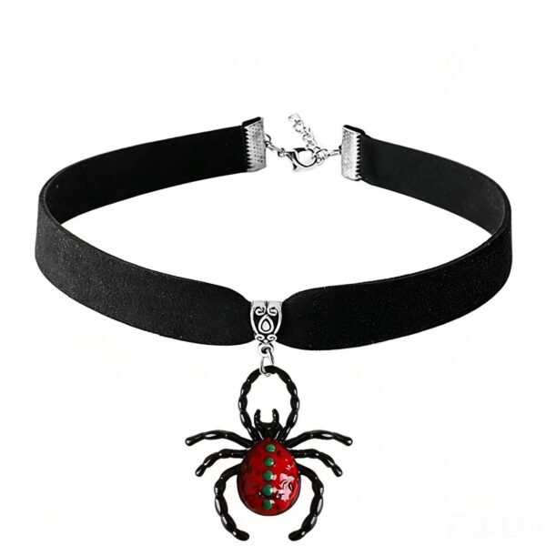 Spider, Bat & Skull Choker