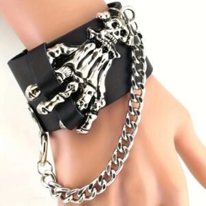 O1CN01SrJcTw20gdd7hyiml_2220769846879-0-cib.jpg Gothic Skull Claw Chain Bracelet