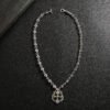 O1CN01dhfqP327PQ4b2jzVH_2209233257789-0-cib.jpg Gothic Cross Fleur-de-lis Enamel Pendant Necklace