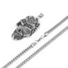 Viking Skull Pendant Necklace