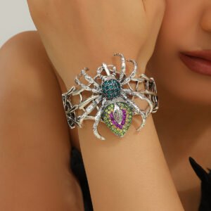 O1CN01extD5D24AM9xAEjFO_2684747350-0-cib.jpg Rhinestone Spider Cuff Bracelet