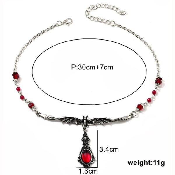 O1CN01gVNO3r24AMEeGeLF6_2684747350-0-cib.jpg Gothic Bat Blood Drop Necklace