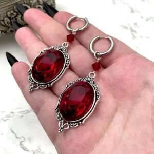 Victorian Gothic Crystal Earrings