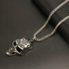 Viking Skull Pendant Necklace