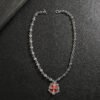O1CN01lOT9cs27PQ4brDPwD_2209233257789-0-cib.jpg Gothic Cross Fleur-de-lis Enamel Pendant Necklace