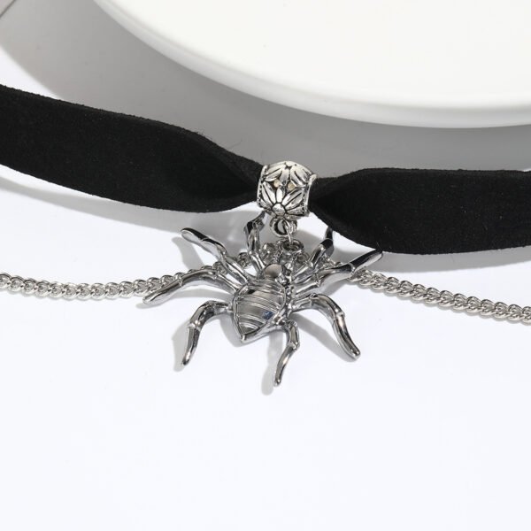 Skull, Pumpkin & Spider Necklace