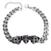 Retro Skull Snap Bracelet