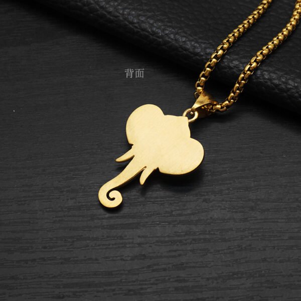 Vintage Elephant Pendant Necklace
