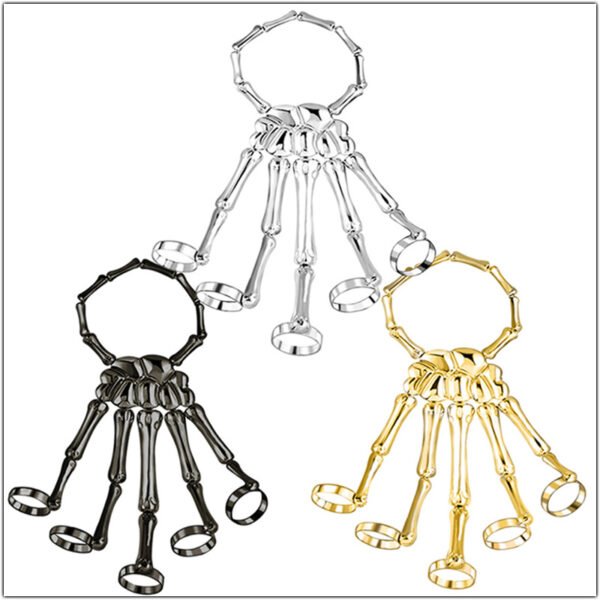 O1CN01z8NFWZ1iJafey61EG_1817814392-0-cib.jpg Skeleton Hand Chain Bracelet