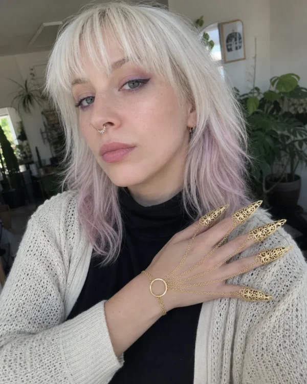 Spike Tassel Hand Chain styling inspiration