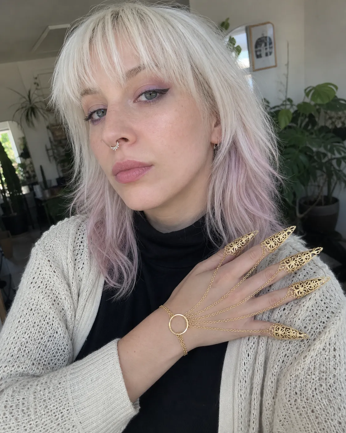Spike Tassel Hand Chain styling inspiration