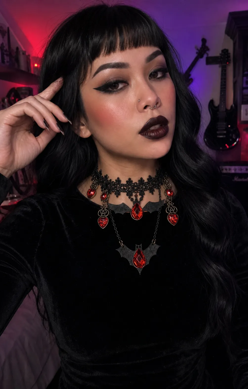 Gothic Lace Jewellery Set styling inspiration