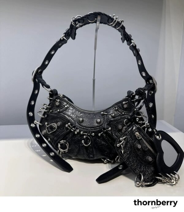 Heavy Metal Hardware Moto Shoulder Bag – detail view 2