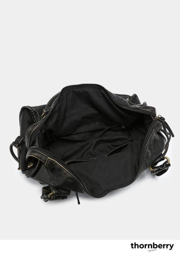 tb-bag-006-06 Distressed Y2K Moto Bag with Two Straps