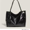 tb-bag-009-01 Dark Cupid Heart Charm Tote Bag