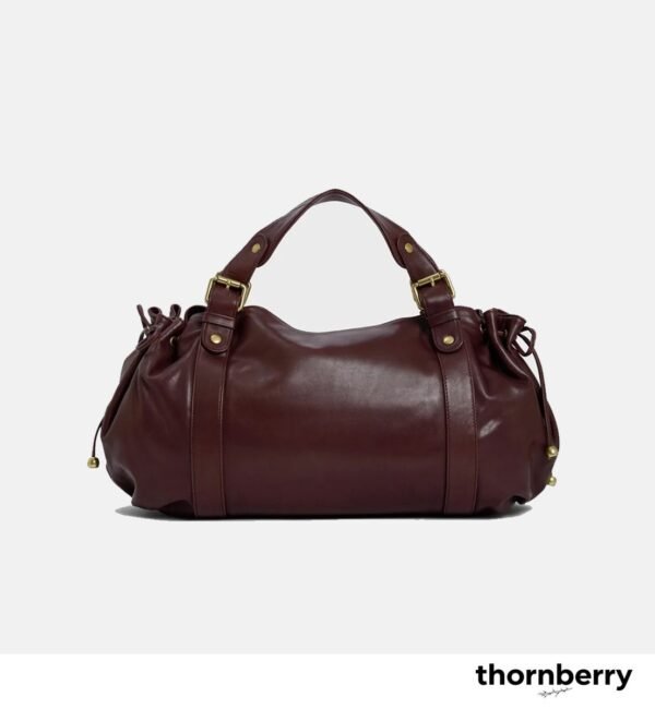 tb-bag-010-07 Vintage Drawstring Soft Tote Bag