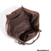 Vintage Suede Brown Shoulder Bag – detail view 4