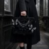 tb-bag-013-01 Labyrinth Butterfly Gothic Ita Tote Backpack