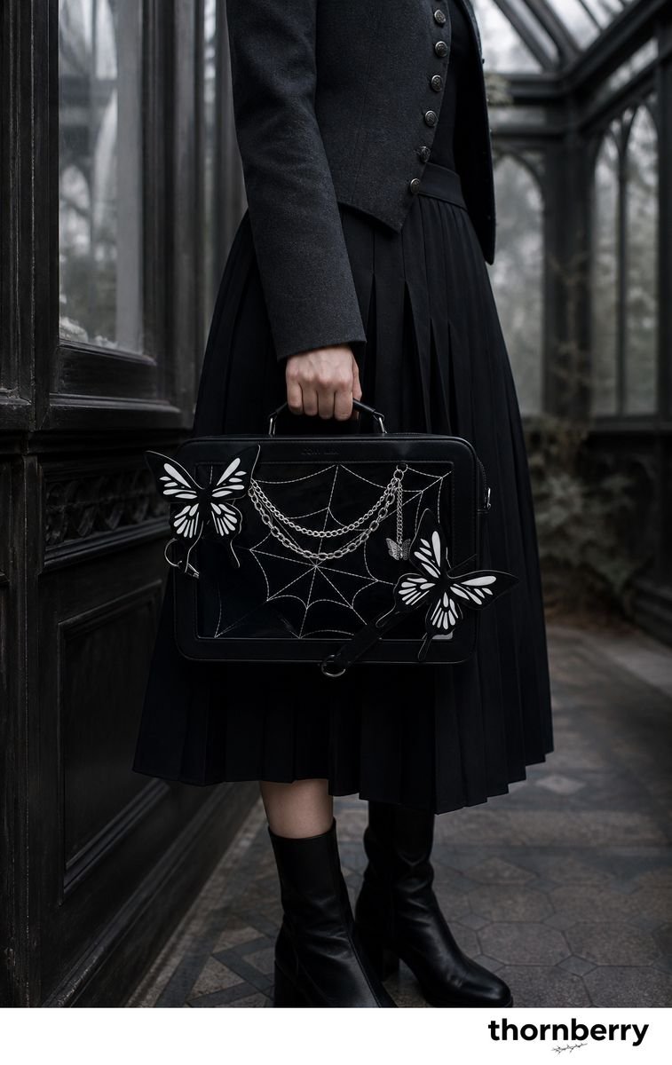 Labyrinth Butterfly Gothic Ita Tote Backpack – Thornberry Shop