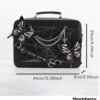 tb-bag-013-05 Labyrinth Butterfly Gothic Ita Tote Backpack