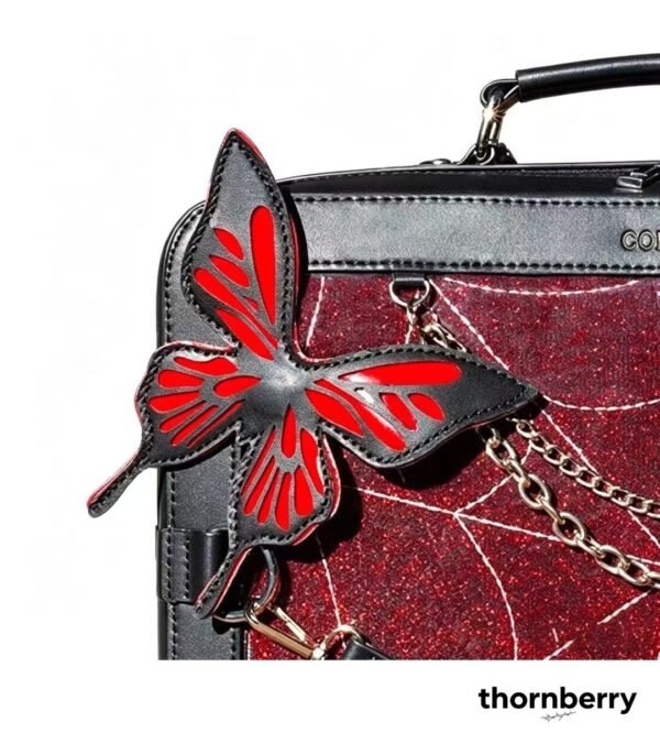 tb-bag-013-09 Labyrinth Butterfly Gothic Ita Tote Backpack