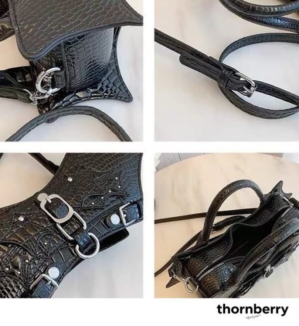tb-bag-014-07 Gothic Y2K Mini Crossbody Bag