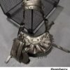 Pierced Stud Crescent Shoulder Bag – detail view 3